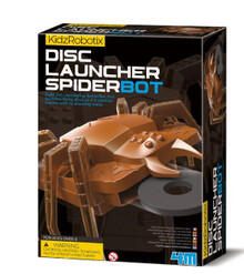 Image of Toys. Product name - 4M KidzRobotix Disc Launcher Spider Bot in colour by brand - Toymate