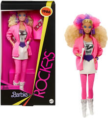 Image of Dolls. Product name - Barbie Signature Barbie And The Rockers Collectible Repro Barbie Doll in colour by brand - Toymate