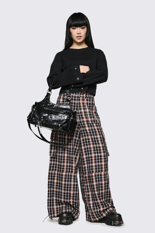 Image of Bags. Productname: Belted Shoulder Bag in Black colour by brand - Dangerfield