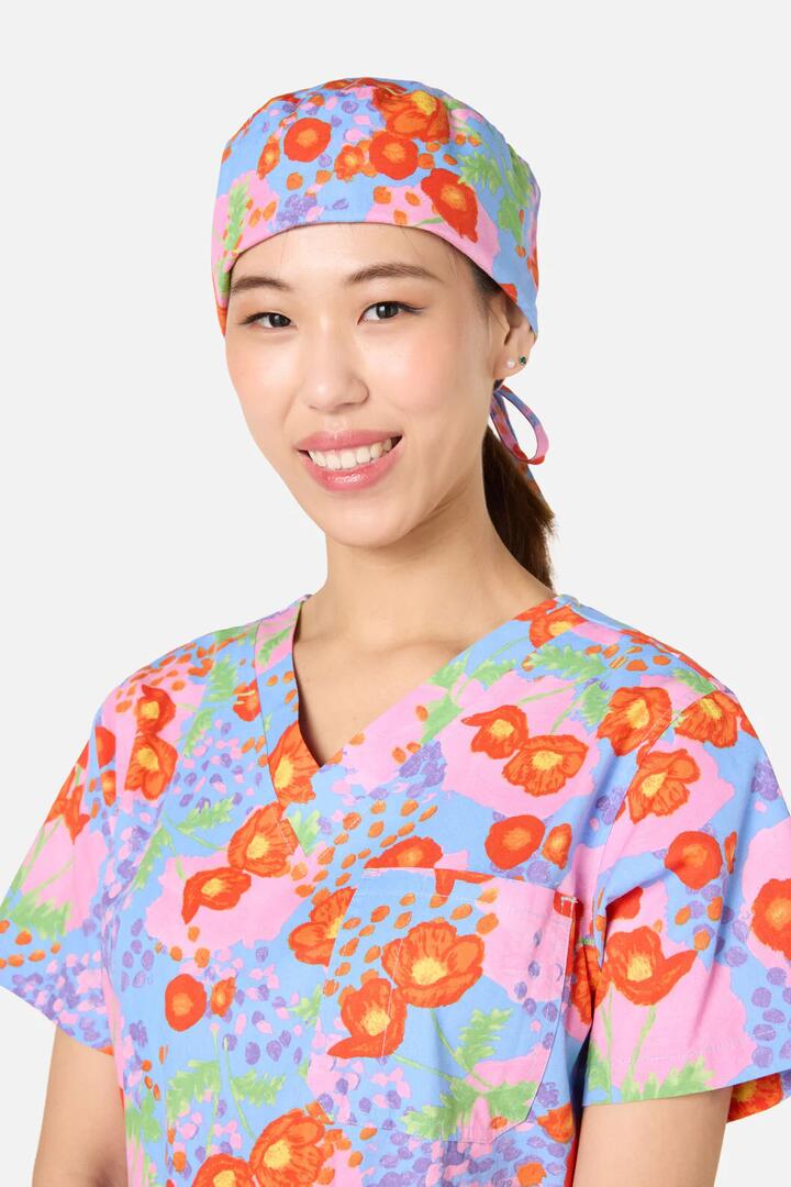Image of Hats. Product name - Poppy Dotty Scrub Hat in Multi colour by brand - Gorman