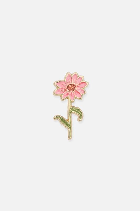 Image of Jewelry. Productname: Goldie Flower Pin in Pink colour by brand - Princess Highway