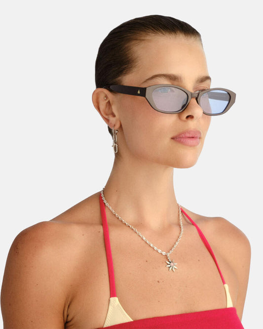 Image of Sunglasses. Product name - Aire Moonstone Sunglasses Chocolate in Tan colour by brand - Novo