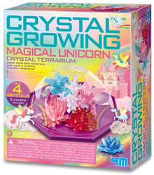 Image of Toys. Product name - 4M Crystal Growing Magical Unicorn Crystal Terrarium in colour by brand - Toymate