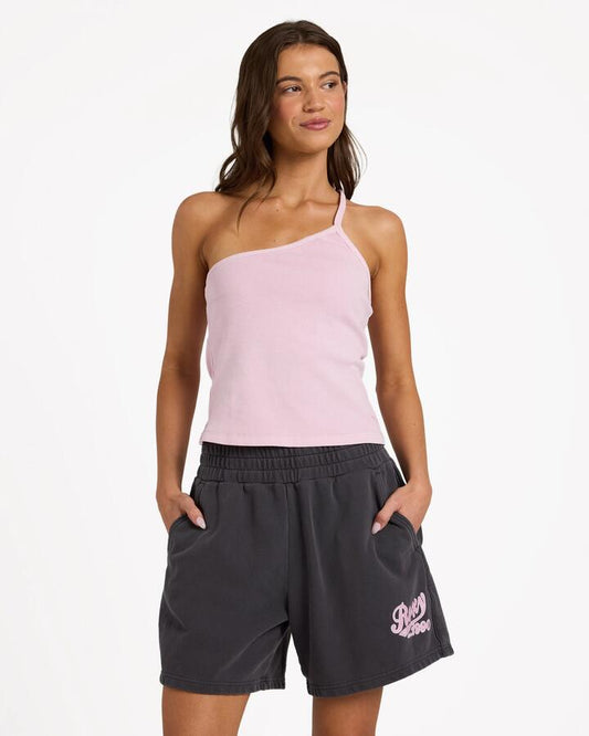 Image of Accessories. Product name - Roxy Womens Long Days Trackshorts Phantom in Phantom colour by brand - Roxy