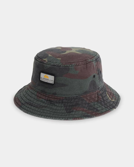 Image of Hats. Product name - Quiksilver Mens Vice Breaker Bucket Hat Camo in Camo colour by brand - Quiksilver