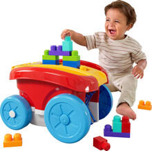 Image of Construction Set Toys. Product name - MEGA BLOKS First Builders Toddler Building Toy in colour by brand - Megabloks