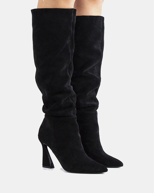 Image of Boots. Product name - Li-lerwick Black Suede in Black Suede colour by brand - Novo