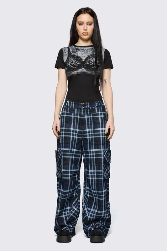 Image of Jeans. Product name - Disheveled Denim Jean in Blue colour by brand - Black Friday