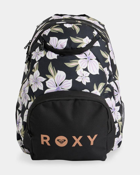 Image of Bags. Product name - Roxy Shadow Swell Floral Medium Backpack Of The Pacific in Of The Pacific colour by brand - Roxy