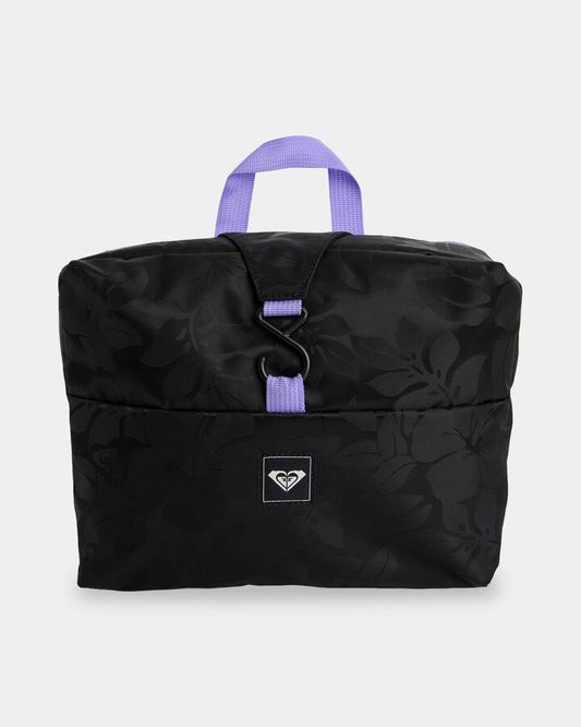 Image of Bags. Product name - Roxy Cute Plane Toiletry Bag Quiet Shade Axs Mo Jacquard in Quiet Shade Axs Mo Jacquard colour by brand - Roxy