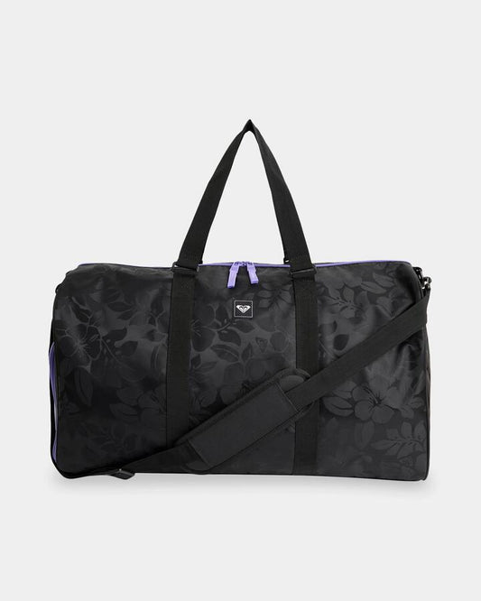 Image of Bags. Product name - Roxy Pumpkin Spice Duffle Quiet Shade Axs Mo Jacquard in Quiet Shade Axs Mo Jacquard colour by brand - Roxy