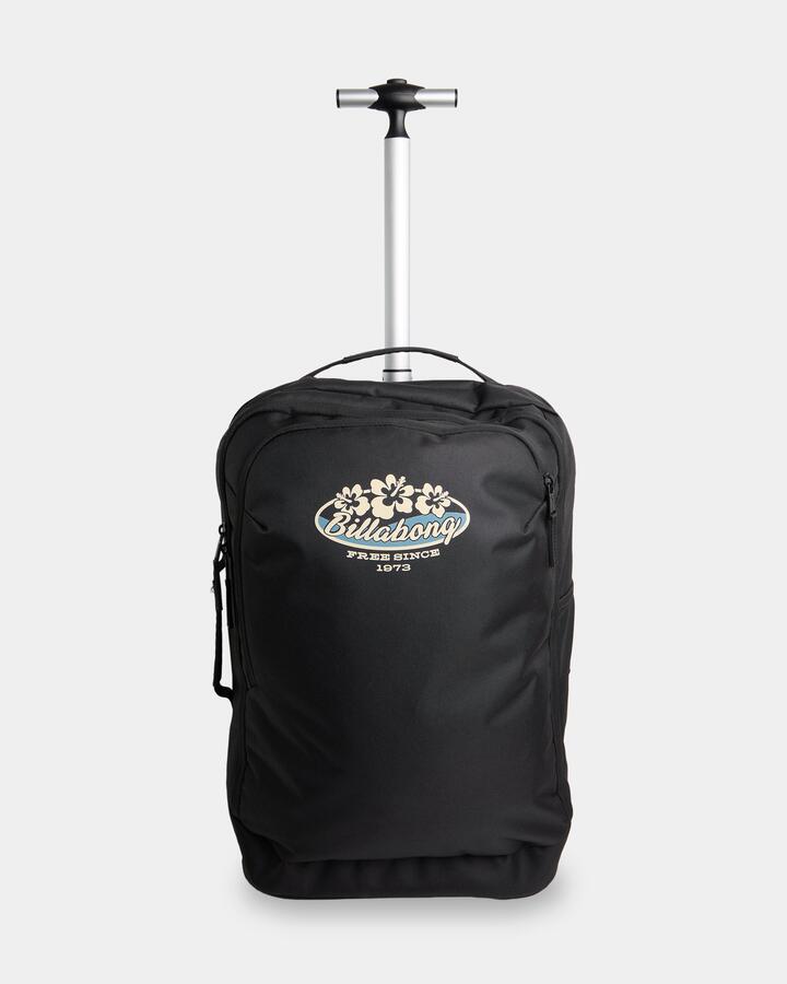 Image of Accessories. Product name - Billabong Weekend Seeker Carry On Roller Off Black in Off Black colour by brand - Billabong