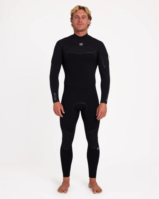 Image of Wetsuits. Product name - Billabong Mens 3/2 Furnace Ultra Gullwing Wetsuit Black in Black colour by brand - Billabong