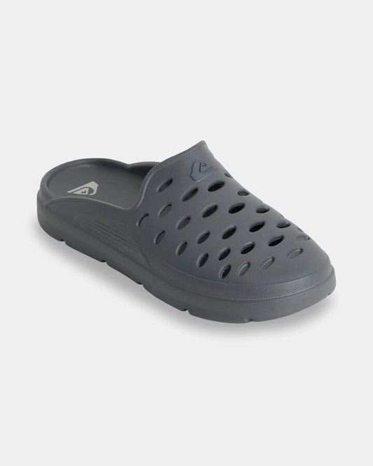 Image of Sandals. Product name - Quiksilver Mens Makua Mule Castlerock in Castlerock colour by brand - Quiksilver
