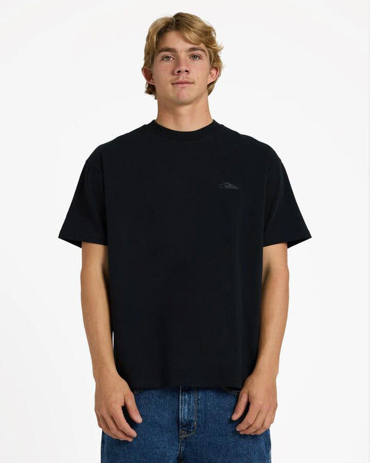 Image of T-Shirts. Product name - Quiksilver Mens Surf Essential T-Shirt Black in Black colour by brand - Quiksilver