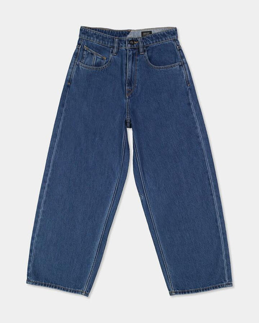 Image of Jeans. Product name - Volcom Boys 8-16 Chillow Denim Jeans O Stone in O Stone colour by brand - Volcom
