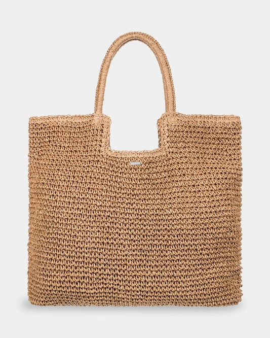 Image of Bags. Product name - Roxy Coconut Pie Tote Bag Natural in Natural colour by brand - Roxy
