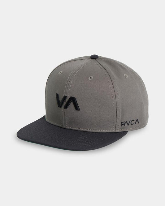 Image of Hats. Product name - Rvca Mens Va Infield Snapback Cap Sage Leaf in Sage Leaf colour by brand - Rvca