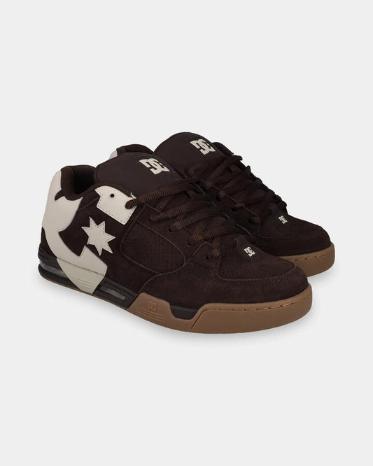 Image of Shoes. Product name - DC Shoes Mens Dc Commad Skate Shoes Brown/Gum in Brown/Gum colour by brand - DC Shoes
