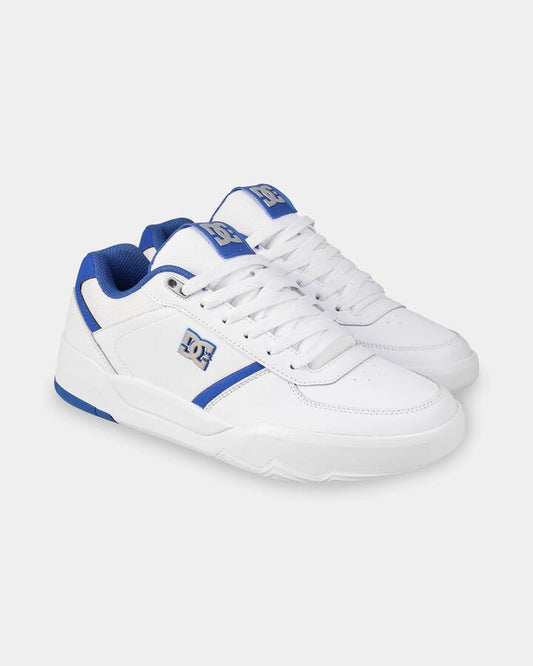Image of Shoes. Product name - DC Shoes Mens Fractal S Wm Skate Shoes White/Blue in White/Blue colour by brand - DC Shoes