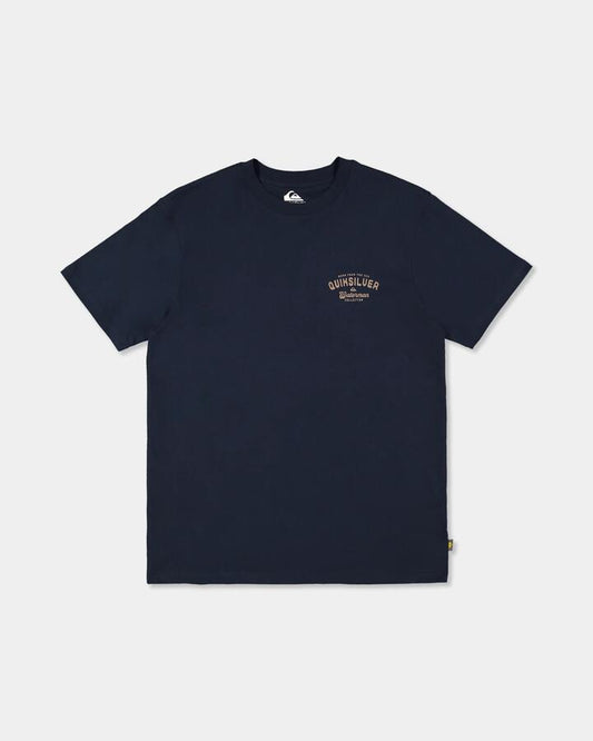 Image of T-Shirts. Product name - Quiksilver Mens Skipper T-Shirt Dark Navy in Dark Navy colour by brand - Quiksilver