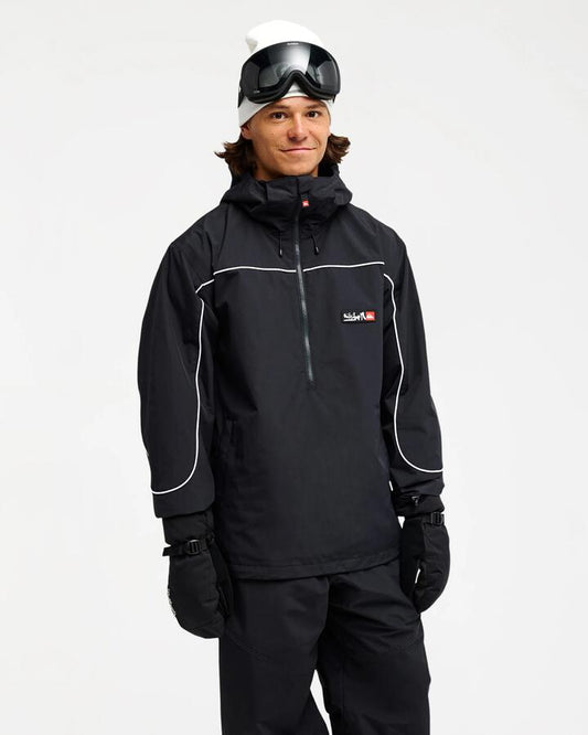 Image of Coats & Jackets. Product name - Quiksilver Mens Steeze 10K Snow Jacket Black in Black colour by brand - Quiksilver