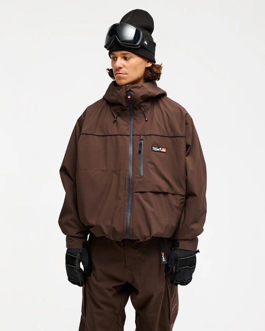 Image of Coats & Jackets. Product name - Quiksilver Mens Full Rig 20K Snow Jacket Java in Java colour by brand - Quiksilver