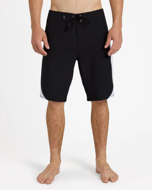 Image of Swimwear. Product name - Quiksilver Mens Surfsilk Core 20" Boardshorts Black in Black colour by brand - Quiksilver