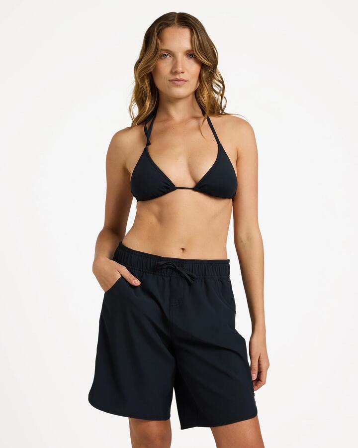 Image of Swimwear. Product name - Roxy Womens Roxy Wave 9" Boardshorts Anthracite in Anthracite colour by brand - Roxy