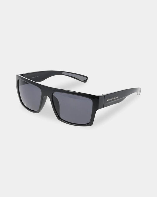 Image of Sunglasses. Product name - Quiksilver Mens Shipwreck Sunglasses Black in Black colour by brand - Quiksilver