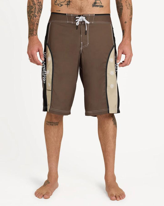 Image of Swimwear. Product name - Billabong Mens Creed Pro 23" Boardshorts Cava in Cava colour by brand - Billabong
