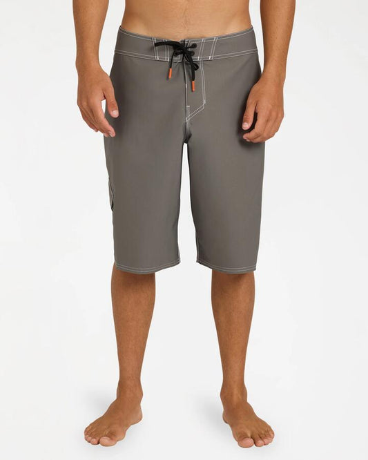 Image of Swimwear. Product name - Billabong Mens Spec Blast Og 22" Boardshorts Pewter in Pewter colour by brand - Billabong