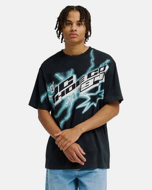 Image of T-Shirts. Product name - DC Shoes Mens Star Struck T-Shirt Black in Black colour by brand - DC Shoes