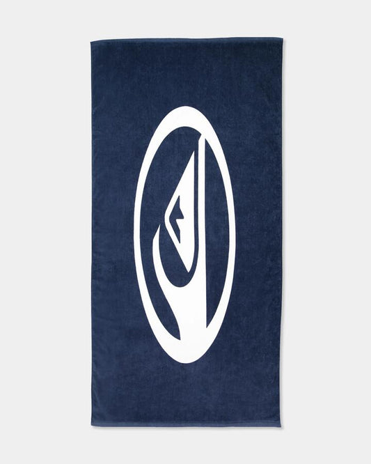 Image of Jeans. Product name - Quiksilver Mens Bombora Beach Towel Dark Denim in Dark Denim colour by brand - Quiksilver