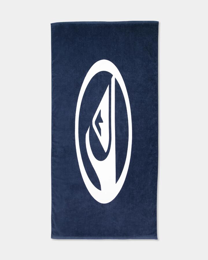 Image of Towels. Product name - Quiksilver Bombora Ii Beach Towel Dark Denim in Dark Denim colour by brand - Quiksilver