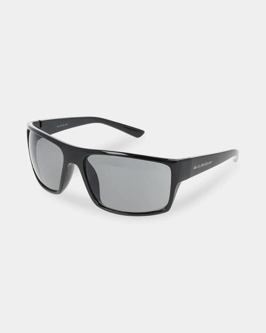 Image of Sunglasses. Product name - Quiksilver Mens Born Free Sunglasses Black in Black colour by brand - Quiksilver