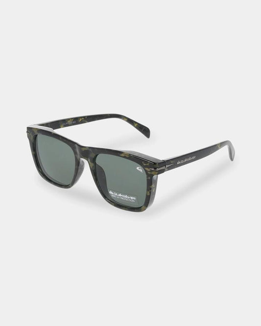 Image of Sunglasses. Product name - Quiksilver Mens Sun Drifter Sunglasses Brown-Green Demi in Brown-Green Demi colour by brand - Quiksilver