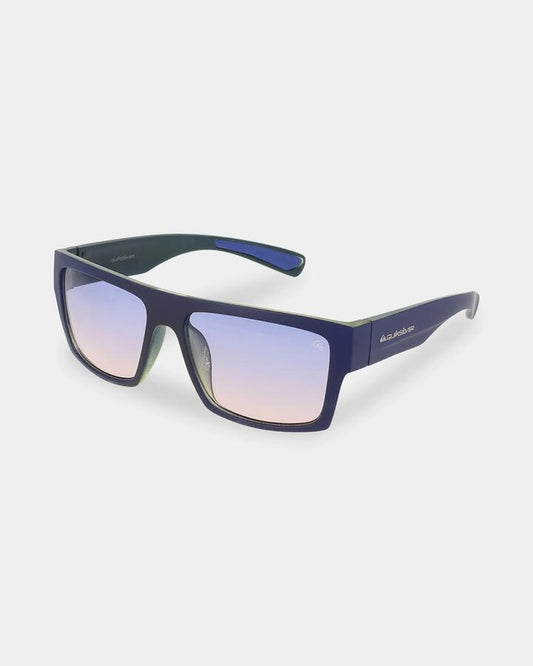 Image of Sunglasses. Product name - Quiksilver Mens Shipwreck Sunglasses Blue/Green in Blue/Green colour by brand - Quiksilver