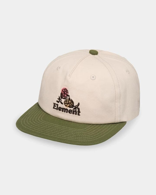 Image of Hats. Product name - Element Mens Flower Pool Cap Oat Milk in Oat Milk colour by brand - Element