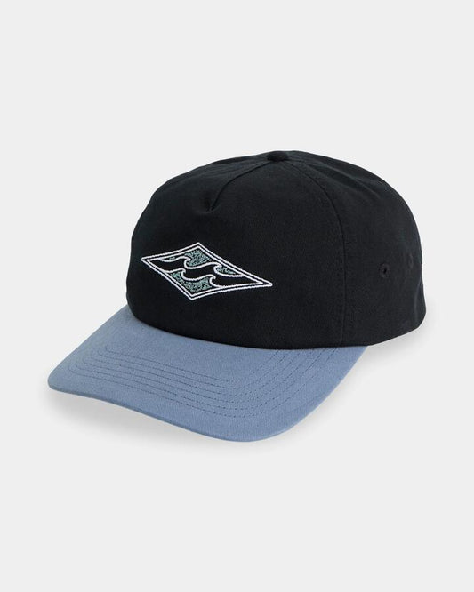 Image of Hats. Product name - Billabong Mens Heritage Strapback Cap Black in Black colour by brand - Billabong