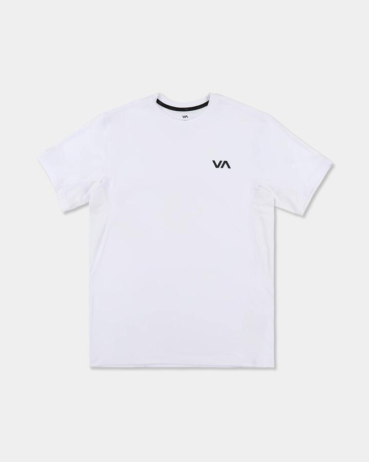 Image of T-Shirts. Product name - Rvca Mens Sport Vent T-Shirt White in White colour by brand - Rvca