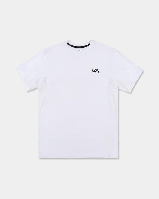 Image of T-Shirts. Product name - Rvca Mens Sport Vent T-Shirt White in White colour by brand - Rvca