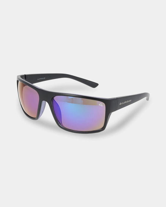 Image of Sunglasses. Product name - Quiksilver Mens Born Free Sunglasses Black Iris in Black Iris colour by brand - Quiksilver