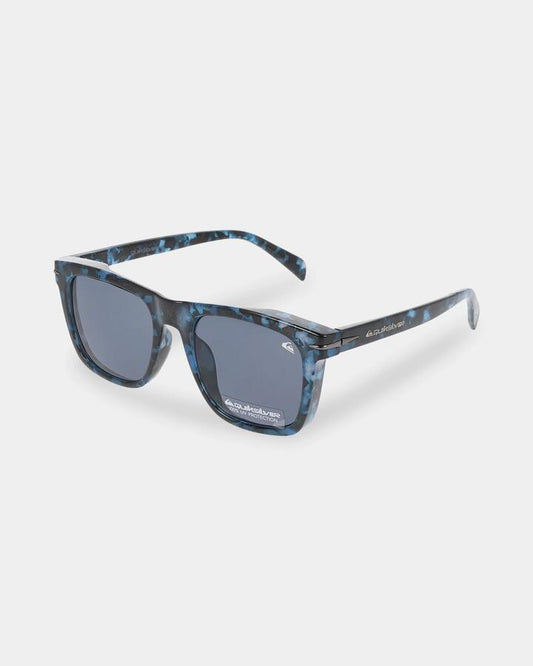 Image of Sunglasses. Product name - Quiksilver Mens Sun Drifter Sunglasses Blue Demi in Blue Demi colour by brand - Quiksilver