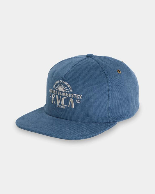 Image of Hats. Product name - Rvca Mens Sun Industries 5 Panel Cap Vintage Navy in Vintage Navy colour by brand - Rvca