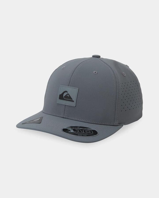 Image of Hats. Product name - Quiksilver Mens Adapted Strapback Cap Iron Gate in Iron Gate colour by brand - Quiksilver