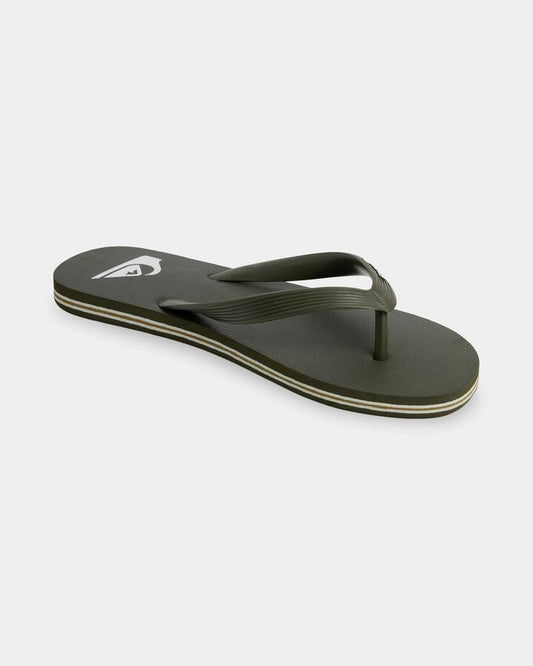 Image of Sandals. Product name - Quiksilver Mens Moncata Core Sandals Thyme in Thyme colour by brand - Quiksilver