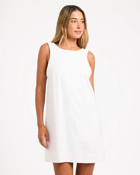 Image of Charms. Product name - Roxy Womens Lucky Charm Mini Dress White in White colour by brand - Roxy