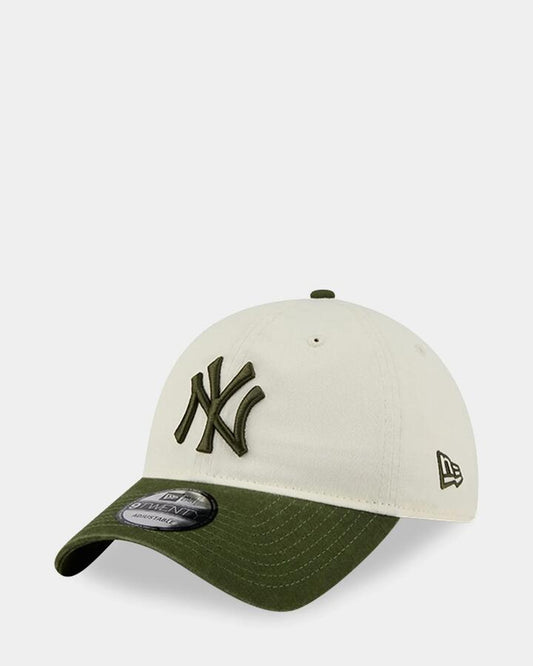 Image of Hats. Product name - New Era 9Twenty New York Yankees Cap White in White colour by brand - New Era