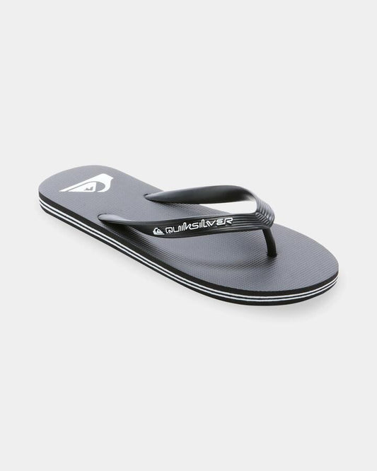 Image of Sandals. Product name - Quiksilver Mens Moncata Core Sandals Black in Black colour by brand - Quiksilver